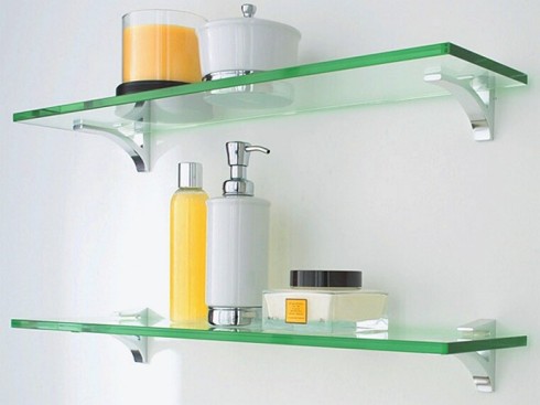 Illuminate Your Bathroom with Glass Shelves
